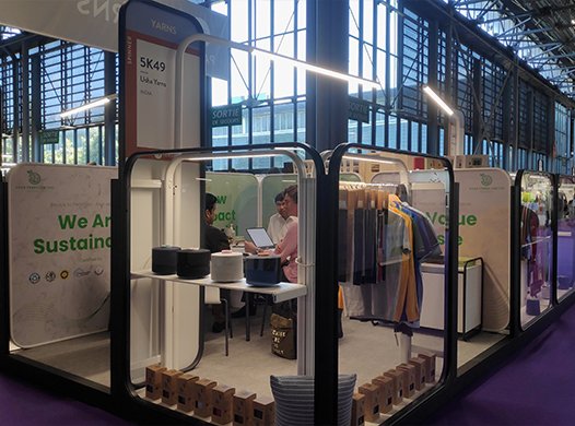 Usha Yarns Introduced Their Circularity Program at Premier Vision, Paris, July 2022.